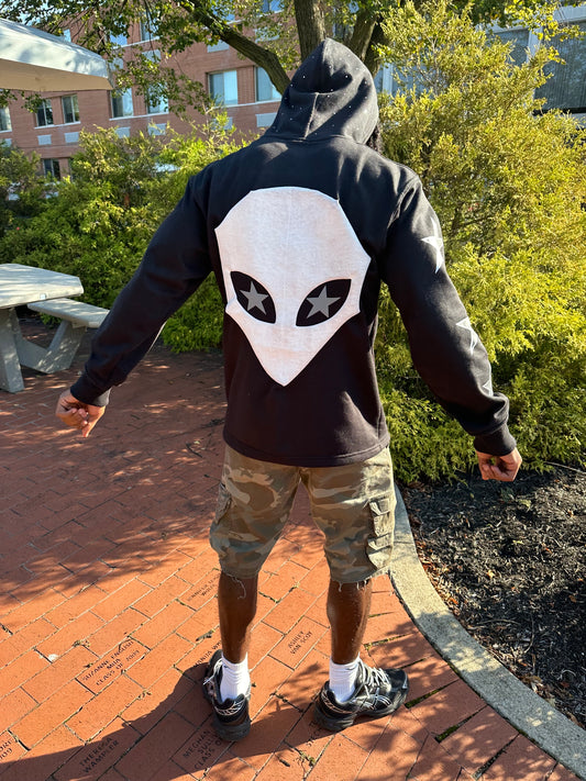 Black FFI Alien Hoodie